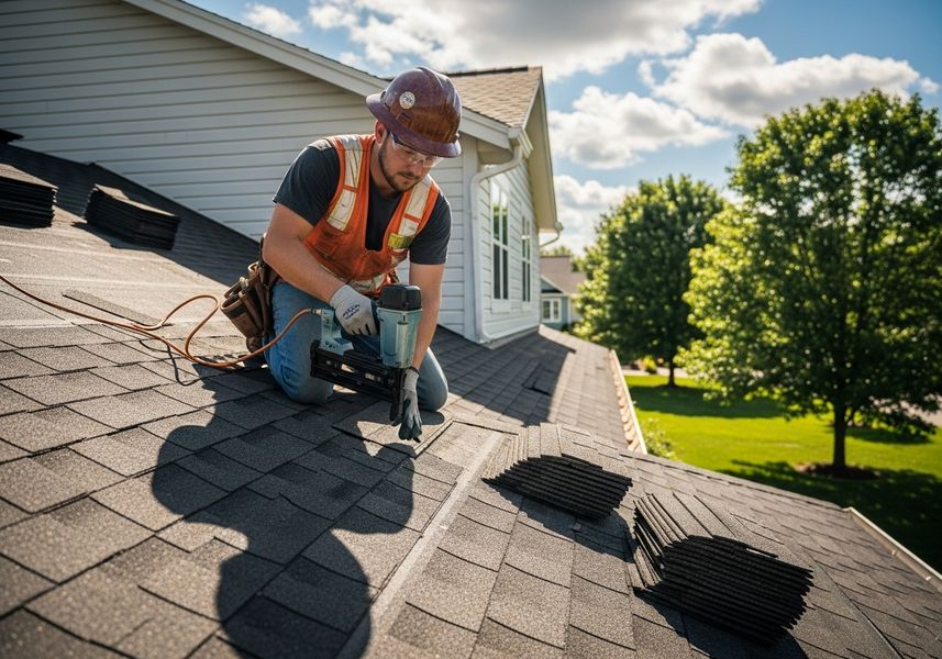 A home setting related to roof replacement & new installation