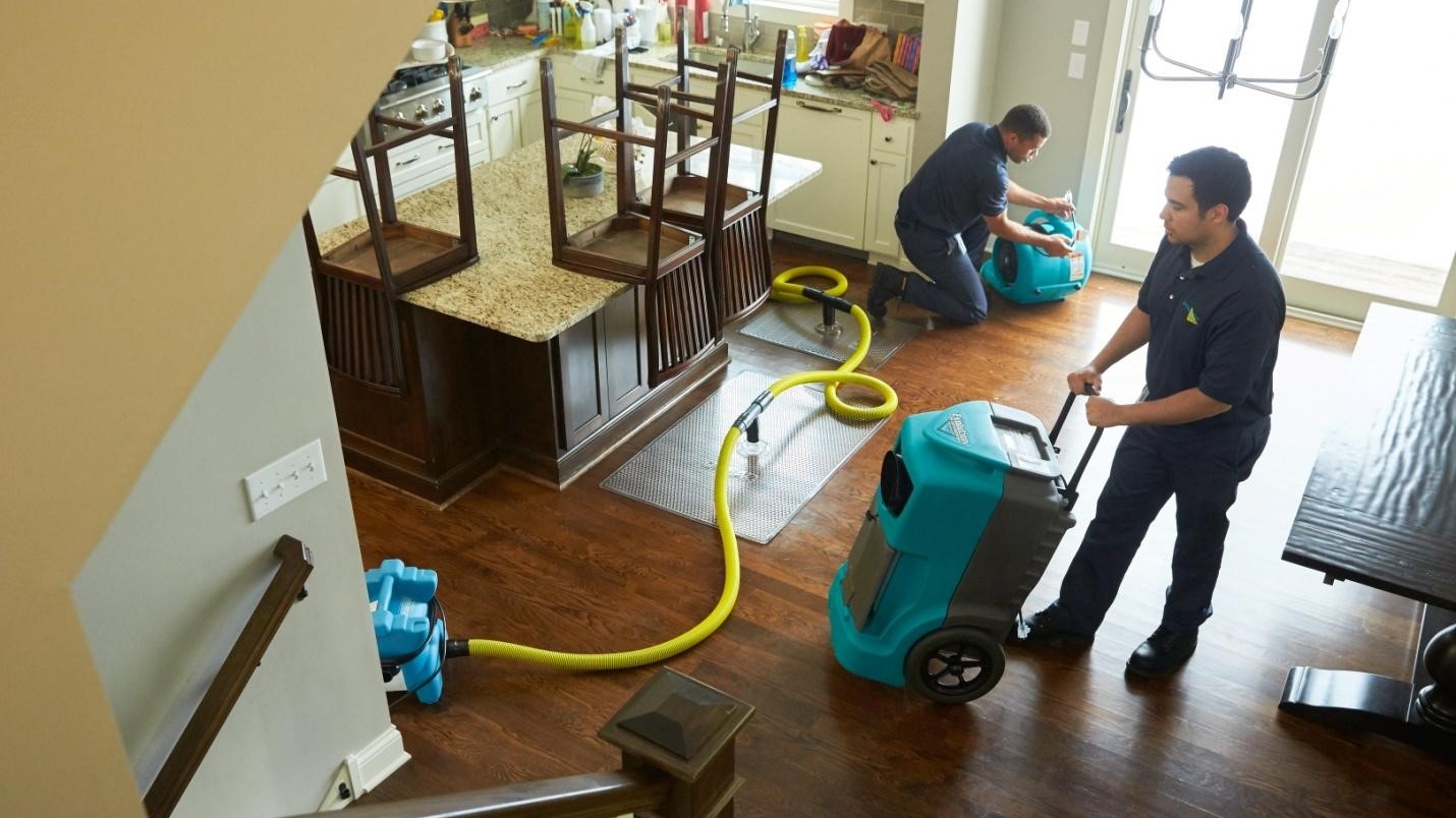 Residential indoor water damage services service